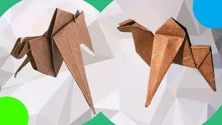 How to make a paper origami - camel (DIY)