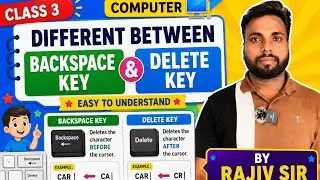 Difference Between Backspace key and Delete key