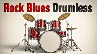 Rock Blues Jam Track without Drums  | Drumless Backing Track with Guitar Solo & Click