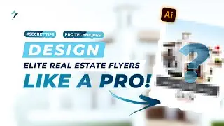 How to Make Real Estate Flyer Design || Adobe Illustrator CC