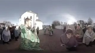 Крестный ход (отрывок).  Видео 360°