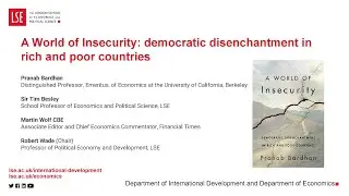 A World of Insecurity: democratic disenchantment in rich and poor countries