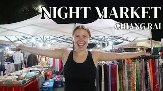 CHIANG RAI NIGHT MARKET + WALKING STREET | Street Food, Performances and More 🍜