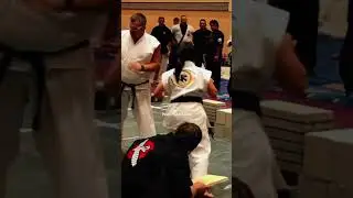Boards don’t hit back but helps technique & power Muay Thai Martial Arts Breaking Demo 