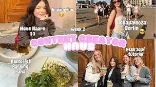 Lollapalooza, NEW HAIR🤭, Sleekzopf Tutorial, Kartoffel Ranking😂| YKONIC STUDIO VLOG 2 | minimalromi