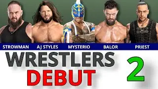 When WWE Wrestlers Make his in ring DEBUT part 2. (Prsesent/Former/Alumni).