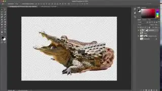 Kurbağa Timsah Manipülasyonu - Part 1 - Photoshop CC