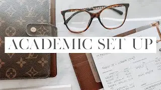 Academic Planner Set Up | Back to School | Grad School Planner