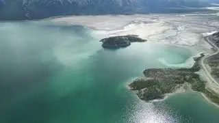 4K Dash Cam And 4K Drone video At Kluane Lake, Yukon, Canada (2023 Arctic Trip Series)
