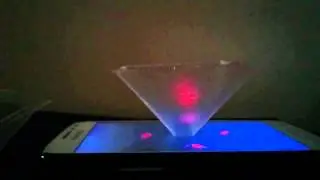 Amazing 3D Printed Holographic Pyramid Turns Your Smartphone into a Hologram