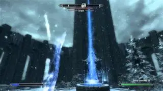 Skyrim Epic Dragon Battle