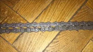 Износ цепи велосипеда Bicycle chain wear Часть 1