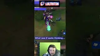 This MASTER Ksante tries tower diving Garen... 