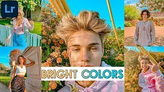Bright Colors Preset - Lightroom Mobile Presets - Creative Color Filter