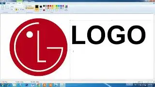 How to Draw LG Logo in MS Paint | Kese Banaye LG Logo