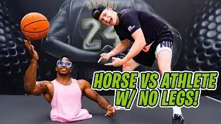 Horse vs. Athlete w/ NO LEGS!!