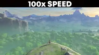Breath of the Wild - Full Game at 100x Speed (100 Sub Special)