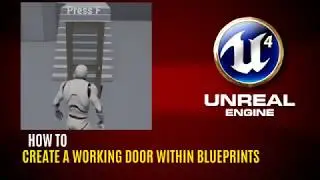 How to build a single working door | Unreal Engine