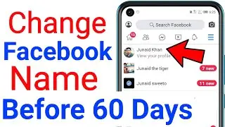 How to Change Facebook Name before 60 days