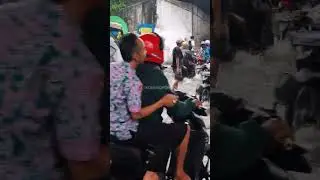 BANJIR DI JALAN CIBADUYUT DI BAWAH TOL PURBALEUNYI