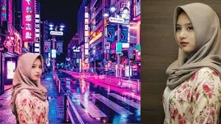 tutorial edit photo di android - tutorial picsart | cyberpunk