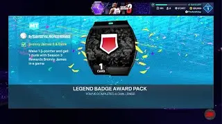NBA 2K25 Legend Badge From Pro Pass Agendas
