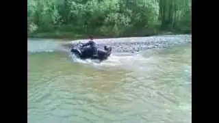 CFmoto ABM CF500-2A через брод
