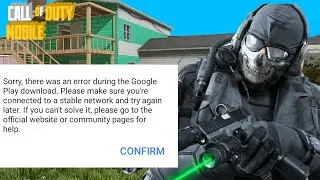 Fix Call of Duty Mobile Google Play Download Error | COD Mobile Not Working