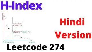 H-Index | leetcode 274 | Hindi