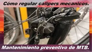Así regulo los caliper de freno mecanico!!