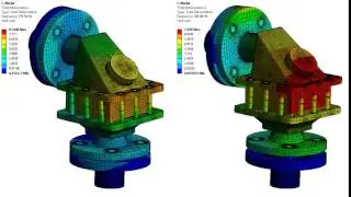 Modal analysis results of flame arrester