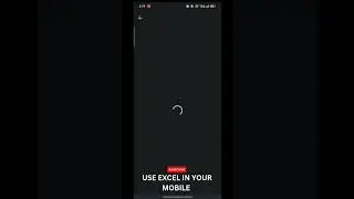 How to use excel in your phone?#excel #viral #shortsvideo