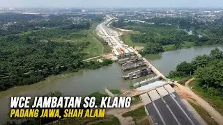 WCE Jambatan Sungai Klang, Padang Jawa, Shah Alam - West Coast Expressway