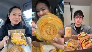 In-N-Out Burger TikTok ASMR mukbang compilation! #2