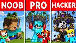 Minecraft NOOB vs PRO vs HACKER: STATUEN HAUS BAU CHALLENGE in Minecraft!