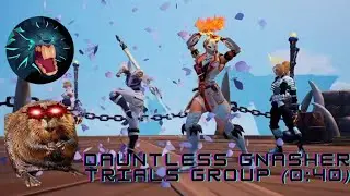 Dauntless : Ragetail Gnasher Trials | Group ( 0:40 - Pylon Molten Edict Pov | Top 9 )