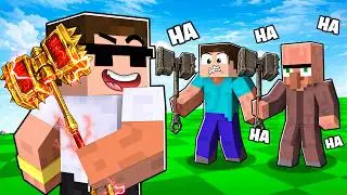 I PRETENDED AS A NOOB THEN USED OP MACE IN ROBLOX !!