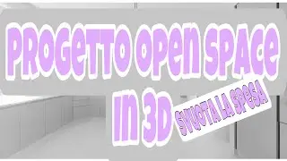 Abbiamo il progetto open space in 3d,svuota la spesa