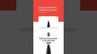 Sketch + Photoshop + Principle Landing page concept 