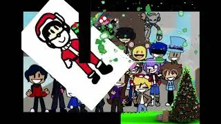 Santa Claus visits the Hugget Island