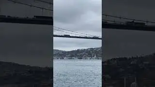 Вид на мечеть Ортокей и мост в Стамбуле 