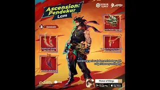 AFO Ascension: Pendekar Lam Skin Showcase - Honor of Kings Global | Rvi