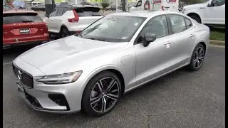 2022 Volvo S60 Recharge T8 R-Design Expression Walkaround, Start up, Tour and Overview
