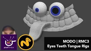 MODO | Rigging: Eyes Teeth Tongue Master rigs