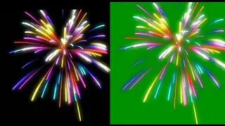 firework colour green - black screen status | black screen status | | green screen status