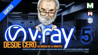 ⚡⚡⚡VRAY 5 sketchup desde cero | tutorial español | en menos de 45 minutos | exterior interior next