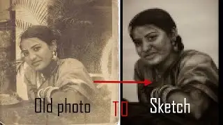 Drawing an Old Memory: Capturing the Past in Pencil |  Sketching Old Family Photos | Time lapse