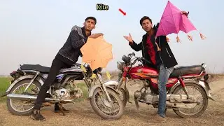 Kite Flying Challenge | Race Moter Bike