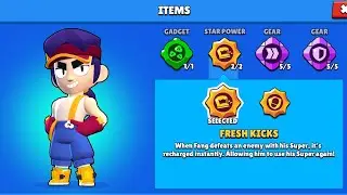 New Brawler Fang all Gadgets and star powers Brawl Stars season 10