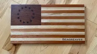 How to make a American Flag cutting boards